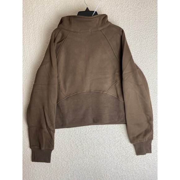 Trendy Queen Oversized Pullover Sweatshirt Brown Size Small New with Tags - Picture 7 of 8